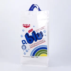 Hochwertige PP gewebte Taschen Verpackung Waschmittel Plastiktaschen mit Reißverschluss