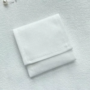 Hochwertige weiche benutzerdefinierte Baumwollumschlagverpackung, Staubbeutel, Canvas-Umschlagbeutel mit Klappe