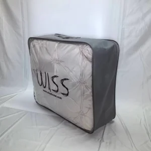Heimtextilverpackung Bett Kissenbezug Transparente PVC Reißverschluss Aufbewahrungstasche mit Griff