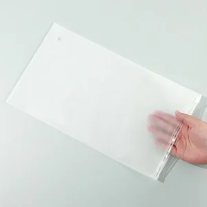 Populaire Waterdichte Milieu-vriendelijke Ritsvergrendel Poly Translucente Verpakkingszak Voor Kleding