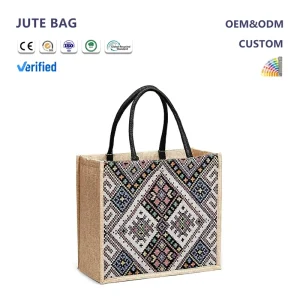 Jute Bags for Sugar Packing or Perfume Packaging with Custom Logo Option