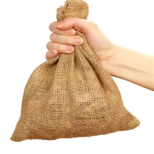Túi quà bằng jute burlap cho cà phê và ca cao, túi drawstring burlap bằng jute