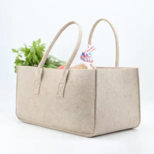 Grand sac organisateur de rangement extérieur, sac cadeau de festival, panier à bois en feutre, sac à couches, rangement pour couches de bébé