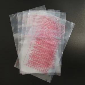 Klare Verpackungsbeutel aus Leder für Sportbekleidung, PP-Beutel, selbstklebende Verpackungsbeutel