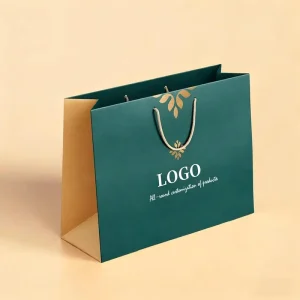 Kantong Kertas Kemasan Pakaian Ritel Mewah dengan Logo Kustom