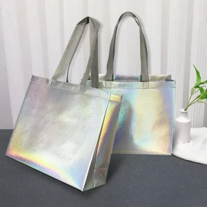 Minimalistische individuelle Vliesstoffverpackungstasche für Bekleidungsmarken, Einkaufstasche, umweltfreundliche wiederverwendbare Tasche, Anbieter