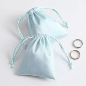 Minimalistisches Design, Kordelzugbeutel, aus ökologischem Baumwollmaterial für die Aufbewahrung auf dem Schreibtisch