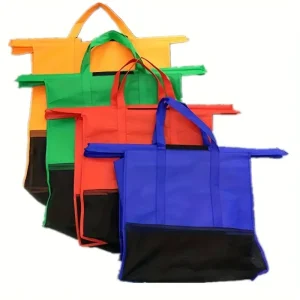 Minimalistische Effen Niet-Geweven Draagtas Duurzame Herbruikbare Boodschappentas Shopper Aangepast Logo voor Dagelijks Winkelen Cadeaupakket