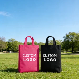 Sacs non tissés écologiques pour le shopping, sacs de promotion non tissés