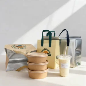 Nicht gewebte Kühltasche, benutzerdefinierte nicht gewebte isolierte Tasche, Lebensmittel-Takeaway-Verpackung, thermische Liefertasche, Aluminium