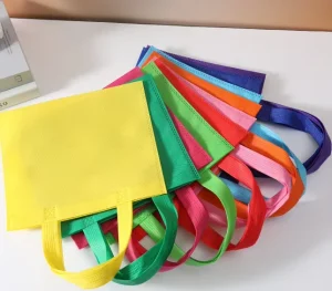 Vlies Einkaufstaschen für Supermarkt Kleidung Schuhe Verpackungsbeutel Take Out Lebensmittel 20*20cm auf Lager