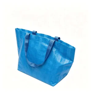 Borsa in tessuto PP personalizzata con logo, impermeabile, riutilizzabile, borse per la spesa da supermercato