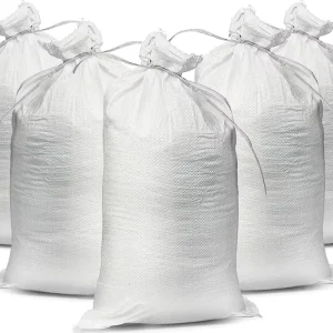 Sacco in PP per imballaggio sabbia 25kg 50kg borsa tessuta con UV