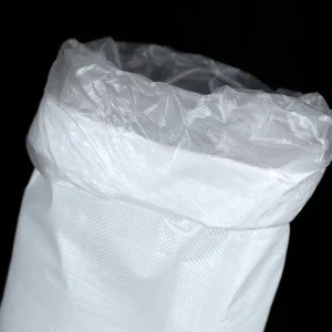 Túi nhựa dệt có lớp màng bên trong, dung tích 25kg, chống ẩm cho bao bì bột phân hủy sinh học