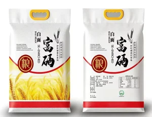 Polypropylen BOPP gewebte laminierten Taschen 25kg 50kg für Landwirtschaft Lebensmittelverpackung Reis Getreide gedruckte Mehlsäcke