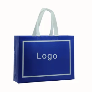 Saco de Compras Personalizado em Não Tecido Ecológico, Reutilizável, Reciclado, Laminação Promocional com logo