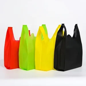 Saco Reutilizável Ecológico Personalizado com Logótipo Impresso, Saco de Compras com Alça de Comprimento Manual