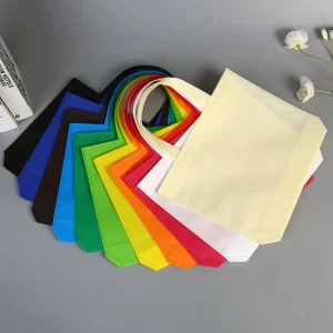 Individuell gestaltete Farben, umweltfreundliche, nicht gewebte Einkaufstasche, recycelbare nicht gewebte Stofftasche