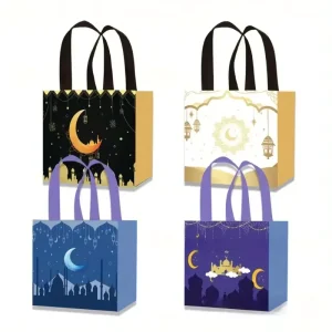 Sac fourre-tout non tissé recyclable, sac de courses réutilisable, logo personnalisé, sac de shopping biodégradable pour magasin et salon professionnel