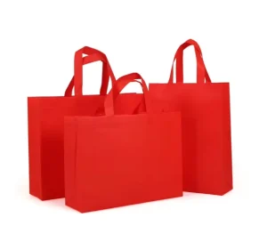 Bolsa de compras reutilizable biodegradable reciclable no tejida diseño de frutas bonito almacenamiento en casa transporte embalaje de supermercado