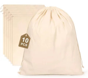 Herbruikbare aangepaste LOGO bedrukte zachte geborstelde katoen twill geschenk trekkoord verpakkingsschoen zak, katoen schoenen stofzak