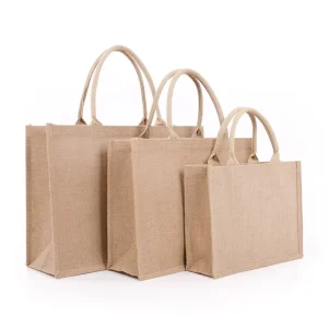 Sac en jute réutilisable et écologique, sac de courses pour publicité, sac cadeau en jute personnalisé