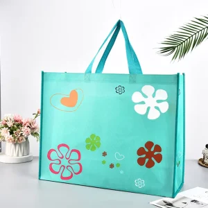 Herbruikbare PP non-woven boodschappentassen met laminatiefilm cadeauzak non-woven stof boodschappencadeauzakken