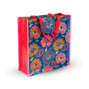 Reusable Polypropylene Packaging Laminated ECO PP Woven Bag Shopping Tote REPT PP Woven Bag with Custom Logo