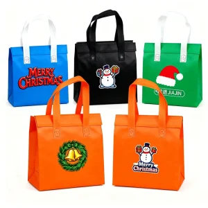 Fabricant Jiajin, sacs non tissés recyclables personnalisés, de qualité alimentaire, toutes tailles, styles personnalisables, compétitifs