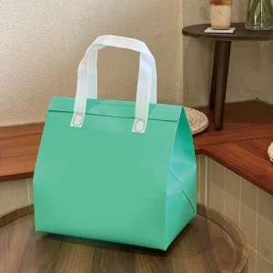 Wasserdichte Handheld-Tasche aus Vliesstoff für den Supermarkt Mehrfachspezifikation verstärkt für Takeaway Catering Verpackung