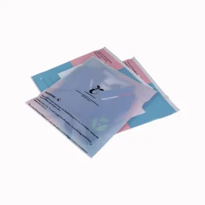 T-Shirt Bekleidungsartikel PLA Maisstärke biologisch abbaubare Verpackungstaschen, recycelte Taschen, frosted Plastiktüten mit Reißverschluss