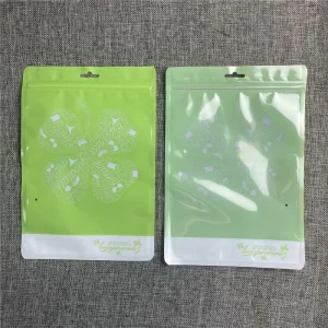 Transparent Laminated Clothing Packaging Bag Clear Heat Seal Compound Pouch for Garment