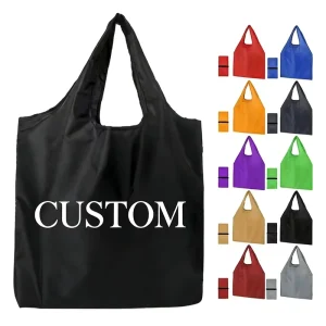 Sac fourre-tout pliable en polyester léger et lavable Ujoy, portable, écologique, réutilisable, extensible