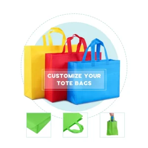 Saco Eco Bag de Pequena Produção WZPKG, Saco Tote Não Tecidos de Polipropileno Reciclável com Logótipo Impresso