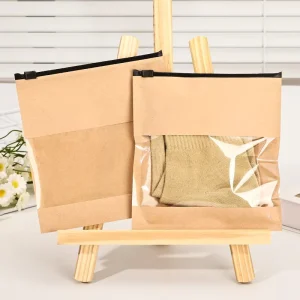 Wasserdichte Reißverschluss-Bekleidungsverpackungstasche, transparente Bekleidungs-Reißverschlusstasche, Siegel, Ziplock-Tasche