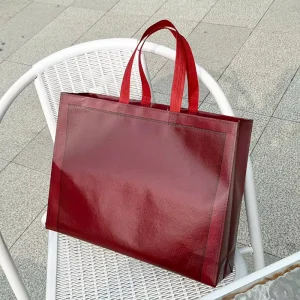 Dameshandtas, gelamineerde, niet-geweven, recyclebare, aanpasbare logo geschenkverpakking tas voor ambachtelijk gebruik