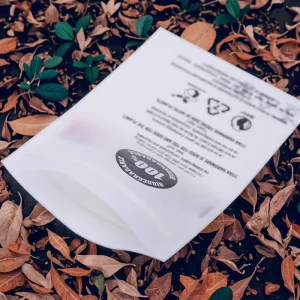 100% Composteerbare Ziplock Zak Biologisch Afbreekbaar voor Kleding Badkamer Schoenen Sieraden Jas Hoed Verpakking
