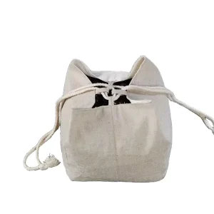 Bolsas de algodón 100% con cordón, bolsa para polvo para regalos