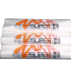 أكياس بلاستيكية للتسوق من HDPE و LDPE 100% صديقة للبيئة مع طباعة مخصصة