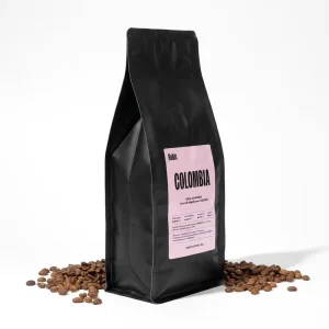Hochbarriere 12 Unzen 340 Gramm flache matte schwarze Kaffeetüten mit maßgeschneidertem Design und Ventil