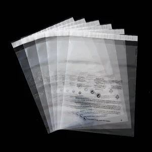 19x24 Aangepaste Polybag Verpakking Kleding Ondergoed Sokken Zak Duidelijke Poly Zak Met Verstikkingswaarschuwing