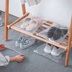 Túi Đóng Gói Trong Suốt PE Zip Lock Kích Thước 35*45cm Có Sẵn Dành Cho Giày/Vớ/Quần Áo/Jeans/Khăn Tắm