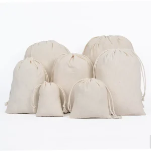 Bolsa de algodón con cordón de 35x40cm, organizador de zapatos para el hogar, bolsa de envasado de regalo para las vacaciones