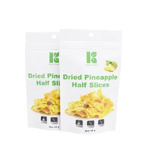 Aangepaste 50g 100g 500g Herbruikbare Voedselveilige Vries Zelfsluitende Polyester Foliezakken Droge Vruchten Snoep Verpakking Staande Plastic Zak
