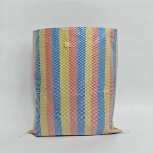 Bolsa Woven de PP de 5 kg, Grado Alimenticio Virgen, Blanca, Transparente, con Logo Personalizado, Cierre de Cordón para Exportación de Arroz y Azúcar a Asia