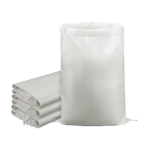Túi Woven Trắng 65gsm Bán Trong Suốt Polypropylene cho Đóng Gói Nông Nghiệp