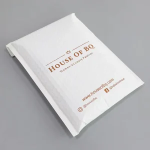 Bubbelpostzak Roze Eend A5 Versterkte Envelop Matte Witte Polyethyleen Bubbelpostzak Met Uw Eigen Logo