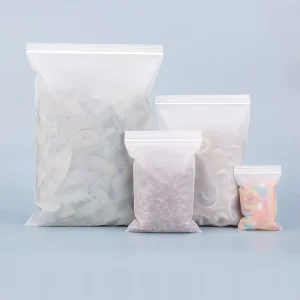 Túi ziplock phân hủy sinh học, túi thực phẩm có thể tái sử dụng, túi mua sắm, túi nhựa compostable có khóa kéo