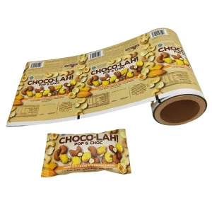プラスチック印刷食品用包装Boppアルミ箔CPP小袋パウダーパフスナック背面密封袋ポップコーンラミネートフィルムロール