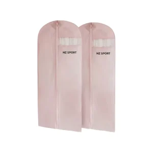Tas Penutup Setelan yang Dapat Digunakan Kembali, Kustom Cetak, Baru, Tas Garment Linen Anti Debu untuk Gaun Pernikahan